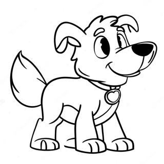 Brave Underdog In Action Coloring Page 60473-48668