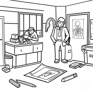 Crime Scene Investigation Coloring Page 60482-48671