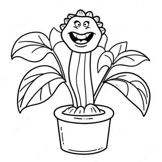 Audrey Ii Plant Coloring Page 60493-48682