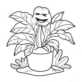 Audrey Ii Plant Coloring Page 60493-48684