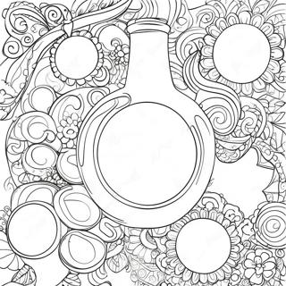 Paint And Sip Templates Coloring Pages