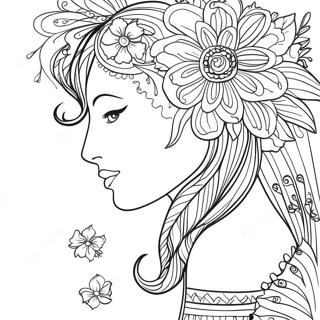 Creative Paint And Sip Templates Coloring Page 60533-48717