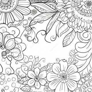 Creative Paint And Sip Templates Coloring Page 60533-48719