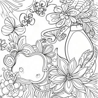 Creative Paint And Sip Templates Coloring Page 60533-48720