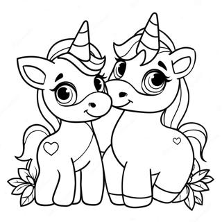 Baby Unicorns Coloring Page 60562-48736