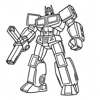 Optimus Prime Combiner Coloring Page 60573-48750