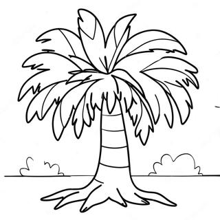 Colorful Chicka Chicka 123 Tree Coloring Page 60603-48775