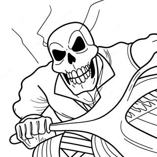 Ghost Rider Coloring Pages