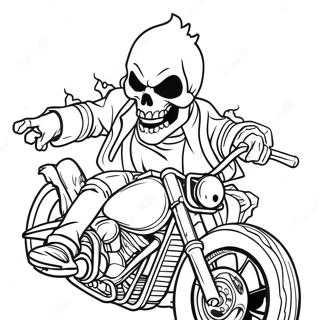 Ghost Rider Coloring Page 6061-4998