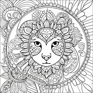 Intricate Animal Mandala Coloring Page 60632-48798