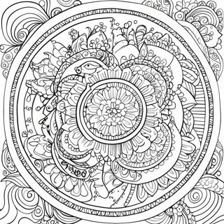 Intricate Animal Mandala Coloring Page 60632-48799