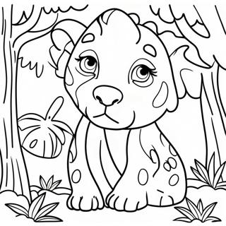 Detailed Jungle Animals Coloring Page 60633-48790