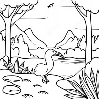 Calming Nature Scene Coloring Page 60643-48807