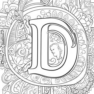 Illustrative Capital Letter I Coloring Page 60663-48815