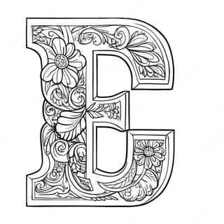 Illustrative Capital Letter I Coloring Page 60663-48816