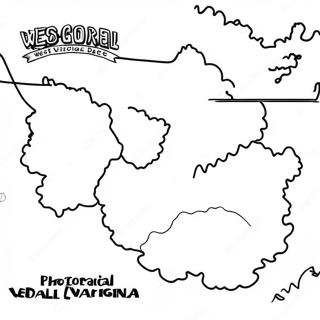 West Virginia State Outline Coloring Page 60692-48838