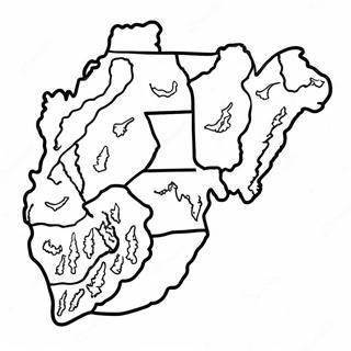 West Virginia State Outline Coloring Page 60692-48839