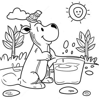 Water Conservation Coloring Pages