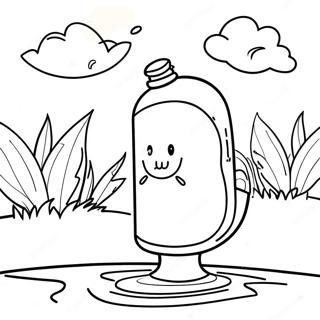 Water Conservation Awareness Coloring Page 60722-48864