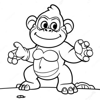 Dixie Kong Coloring Page 60732-48872