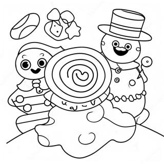 Candyland Characters Coloring Pages