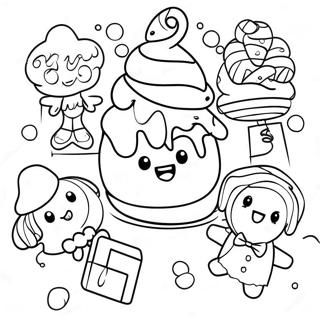 Candyland Characters Coloring Page 60742-48882