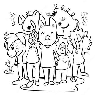 Craig And Friends Adventure Coloring Page 60753-48891