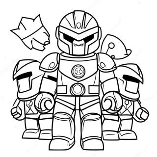 Nexo Knights Coloring Page 60762-48894