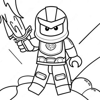 Nexo Knights Coloring Page 60762-48896