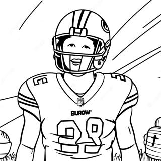 Joe Burrow Coloring Page 6081-5020