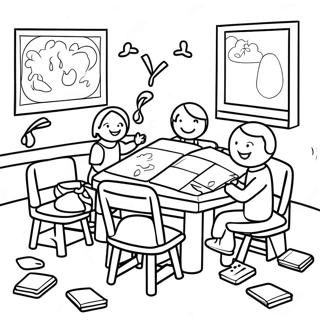 Fun Classroom Coloring Page 60823-48943