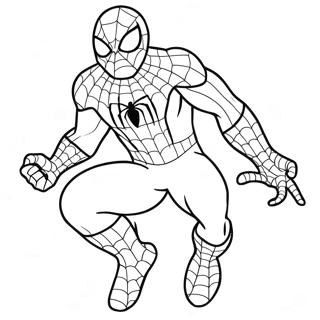 Spiderman Avengers Coloring Page 60842-48959