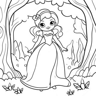 Grimm Fairy Tales Enchanted Forest Coloring Page 60862-48976