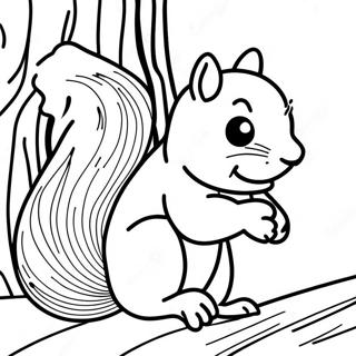 Squirrel Coloring Page 60872-48983