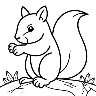 Squirrel Coloring Page 60872-48984