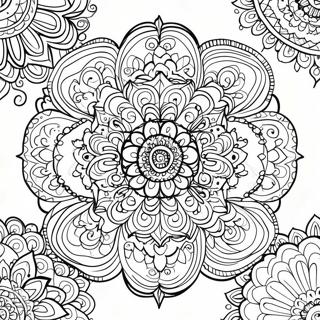 Serene Mandala Coloring Page 60883-48991