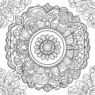 Serene Mandala Coloring Page 60883-48992