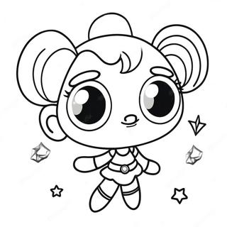 Stoned High Powerpuff Girl Coloring Pages