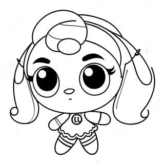 Chill High Powerpuff Girl Coloring Page 60903-49002