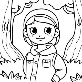 Adventurous Luz In The Forest Coloring Page 60913-49009