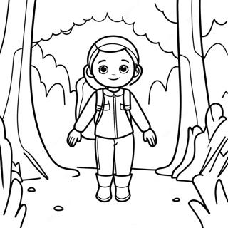 Adventurous Luz In The Forest Coloring Page 60913-49010