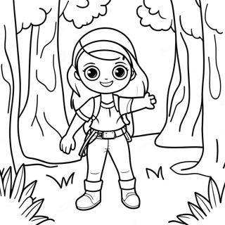 Adventurous Luz In The Forest Coloring Page 60913-49012