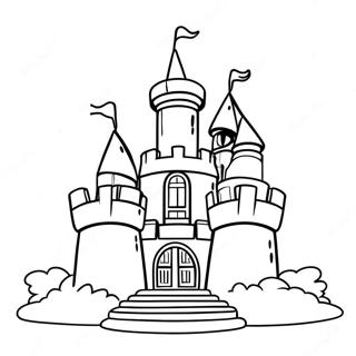 Mario Castle Coloring Pages