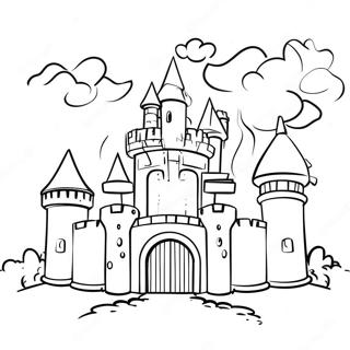 Mario Castle Coloring Page 60922-49014