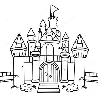 Mario Castle Coloring Page 60922-49015