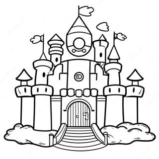 Mario Castle Coloring Page 60922-49016