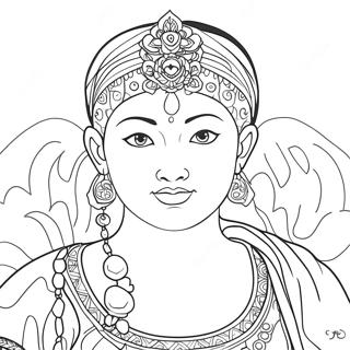 Uma Coloring Page 60932-49022