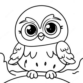 Cute Baby Owl Coloring Page 60943-49034