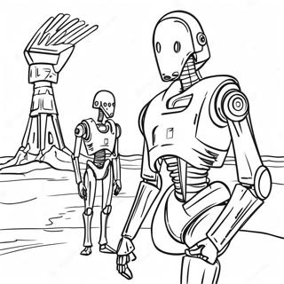 Battle Droid Coloring Page 60952-49038