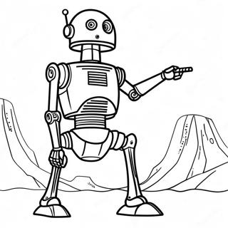 Battle Droid Coloring Page 60952-49039